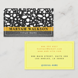 Stijlvol, luxe, elegant, chique en moderne rand contactkaartje