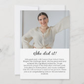 Stijlvol magazine Afstuderen foto 2024 Afstuderen Kaart (Achterkant)