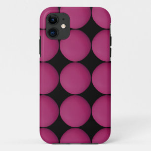 Stijlvol magenta patroon Case-Mate iPhone case