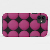 Stijlvol magenta patroon Case-Mate iPhone case (Achterkant (horizontaal))