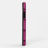 Stijlvol magenta patroon Case-Mate iPhone case (Achterkant/rechts)