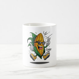 "Stijlvol maïsoor" Koffiemok