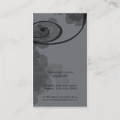  stijlvol maken van artistiek visitekaartje (Achterkant)