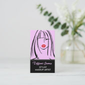 Stijlvol/makende artistieke Visitekaartjes (Staand voorkant)