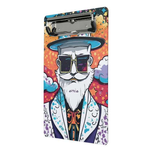 Stijlvol Man Mini Klembord (Angled2)