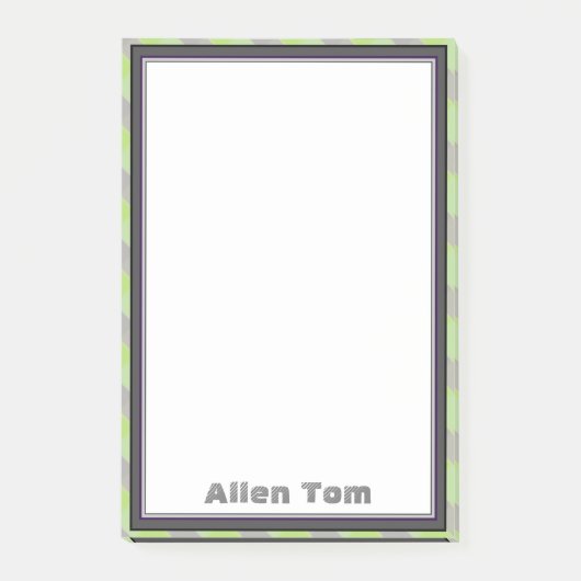 Stijlvol mannelijk design post-it® notes (Voorkant)