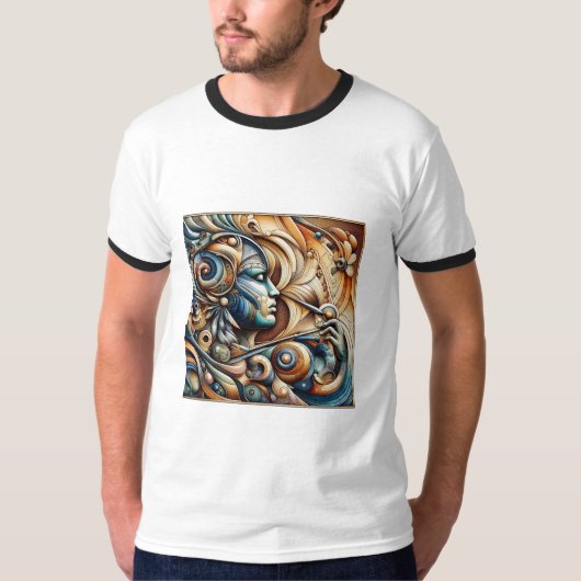 "Stijlvol Mannen bedrukt T-shirt – Bold Design, Co (Voorkant)