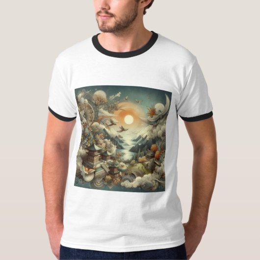 "Stijlvol Mannen bedrukt T-shirt – Bold Design, Co (Voorkant)