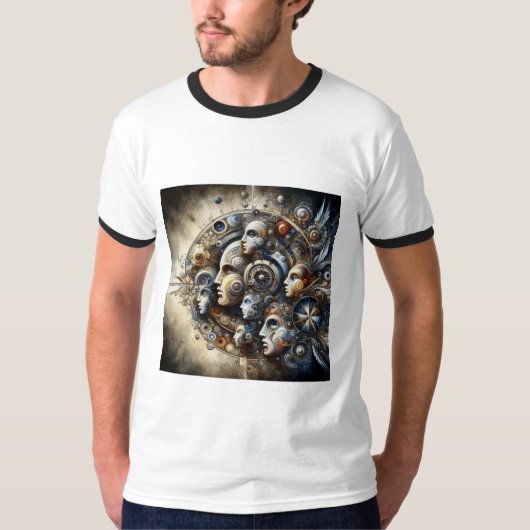 "Stijlvol Mannen bedrukt T-shirt – Bold Design, Co (Voorkant)