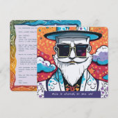 Stijlvol Mannen Briefkaart (Voorkant / Achterkant)