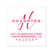 Stijlvol Manuscript Familienaam Naam Retouradres