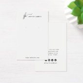 Stijlvol Manuscript Monogram Modern Professional Visitekaartje (Bureau)