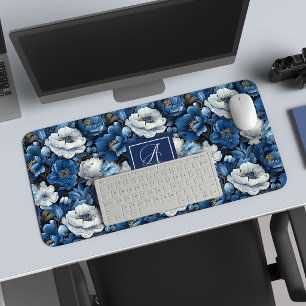 Stijlvol marinebloemen aangepaste naam bloemen bur bureaumat