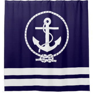 Stijlvol maritiem douchegordijn