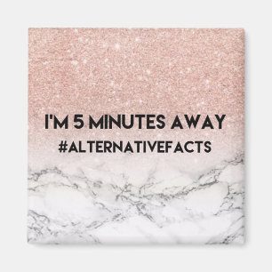 Stijlvol marmer Alternative Facts Magnet
