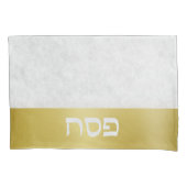 Stijlvol marmer en goud Hebreeuws Pesach Pesach Pa Kussensloop (Voorkant)