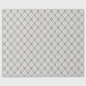 Stijlvol, Marokkaans Ivory Quatrefoil Lattice Patt Cadeaupapier (Vlak)