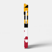 Stijlvol Maryland State Flag Design Case-Mate iPhone Case (Achterkant / Links)