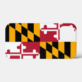 Stijlvol Maryland State Flag Design Case-Mate iPhone Case (Achterkant (horizontaal))