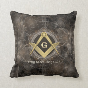 Stijlvol Masonic Monogrammed Sierkussen