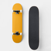 Stijlvol massief Sinaasappel skateboard ideaal voo (Voorkant)