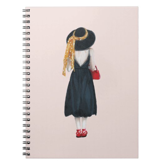 stijlvol meisje notitieboek (Voorkant)