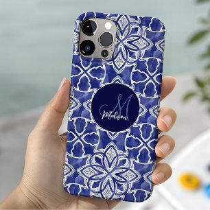 Stijlvol meisjesachtig blauw grijs eerste gemerkt Case-Mate iPhone case