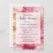 Stijlvol meisjesachtig roze goud wit dierenbont kaart (Voorkant)