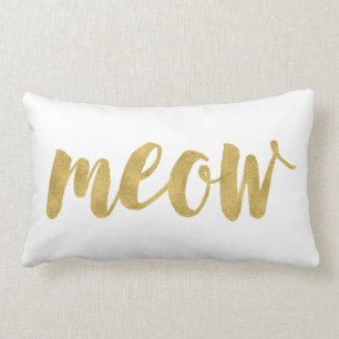 Stijlvol met briefterend Meow Kitty Cat Decorative Kussen