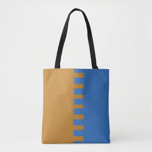 Stijlvol met twee kleuren tote bag (Voorkant)
