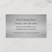 Stijlvol metalen tandwielen Spanner Mechanics Visitekaartje (Achterkant)