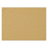 Stijlvol Metallic Blue en Silver Polka Dot Pattern Tafelkleed (Voorkant (Horizontaal))