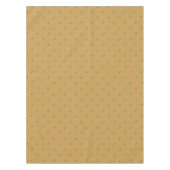 Stijlvol Metallic Blue en Silver Polka Dot Pattern Tafelkleed (Voorkant)