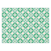 Stijlvol Mid Mod Geometric Pattern in Green Tafelkleed (Voorkant (Horizontaal))