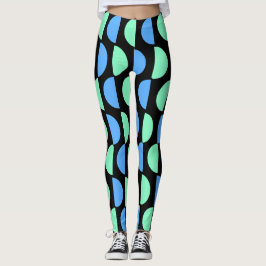 Stijlvol Mid Mod geometrisch patroon Leggings