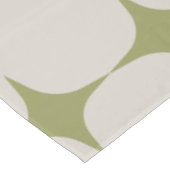 Stijlvol, middelbaar, modern, groen patroon tafelkleed (Gekanteld)