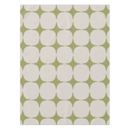 Stijlvol, middelbaar, modern, groen patroon tafelkleed