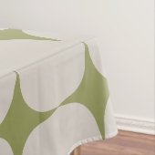 Stijlvol, middelbaar, modern, groen patroon tafelkleed (Voorbeeld)