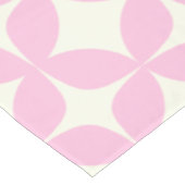 Stijlvol, middelbaar modern patroonroze tafelkleed (Gekanteld)