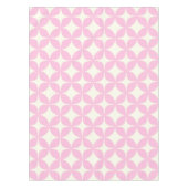 Stijlvol, middelbaar modern patroonroze tafelkleed (Voorkant)