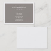 Stijlvol, minimaal design bruin design visitekaartje (Voorkant / Achterkant)