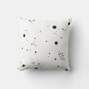 Stijlvol Minimalisme zwarte Stippen Eternity-kusse Kussen