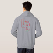 Stijlvol, minimalistisch design hoodie (Achterkant volledig)