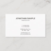 Stijlvol, minimalistisch design, modern visitekaartje (Voorkant)