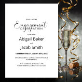 Stijlvol minimalistisch engagement kaart