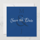 Stijlvol minimalistisch sparen de datum save the date (Voorkant)