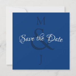 Stijlvol minimalistisch sparen de datum save the date