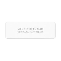 Stijlvol, minimalistisch wit vlak, professioneel m