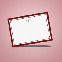 Stijlvol Minimalistische Kaneelroze Monogram