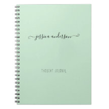 Stijlvol Mint Green Modern Calligraphy Girly Scrip